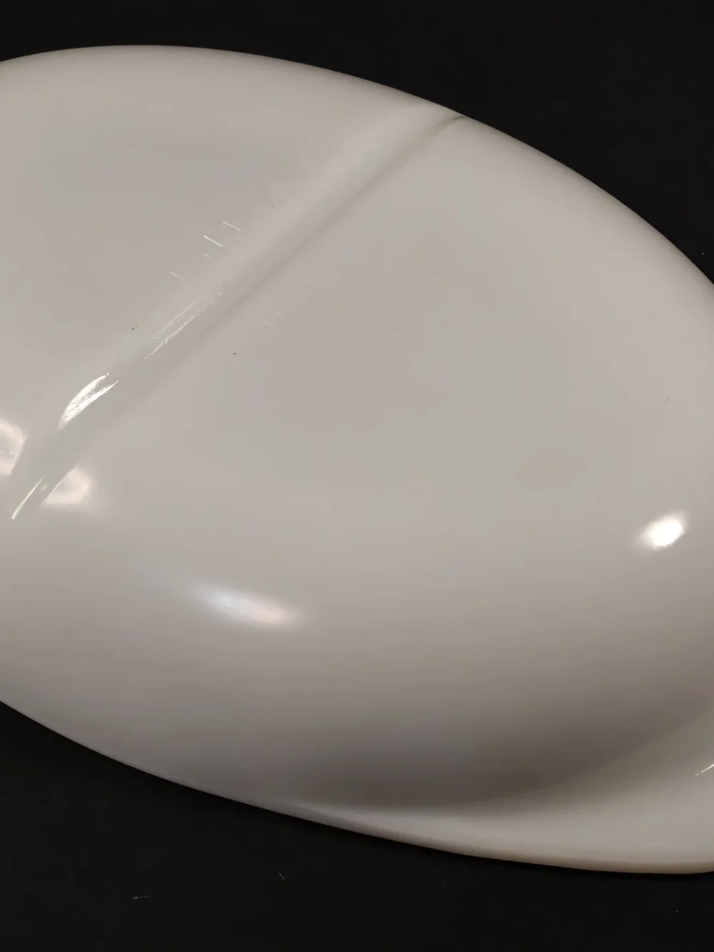 Vintage Pyrex Divided Casserole Dish | Opal Milk Glass, Model 1063